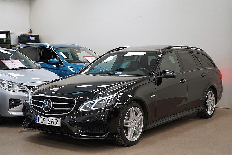 Svart Begagnad 2015 Mercedes E350 AMG Kombi | 239 900 kr (Marknadspris) - Bild 1/4