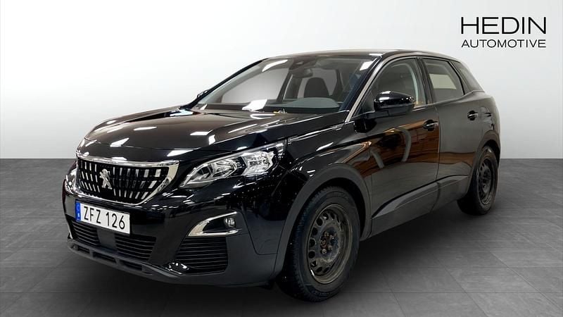 Svart Begagnad 2019 Peugeot 3008 SUV | 204 900 kr (Marknadspris) - Bild 1/4