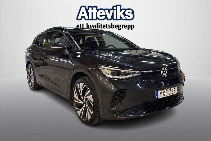 Mörkgrå Begagnad 2021 VW ID.4 GTX SUV | 379 900 kr - Bild 1/4