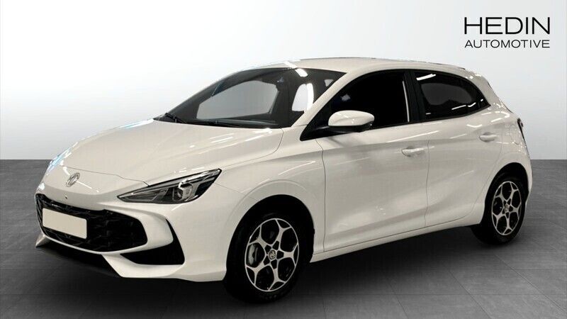 Vit Ny 2024 MG MG3 Luxury Halvkombi | 284 990 kr (Marknadspris) - Bild 1/4