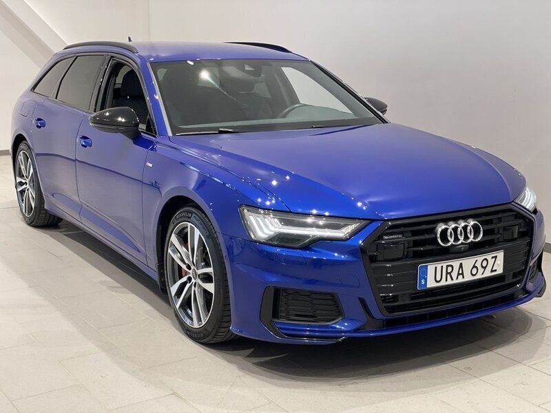 Blå (ultrablå metallic) Begagnad 2023 Audi A6 Premium Kombi | 509 000 kr (Lite dyr) - Bild 1/4