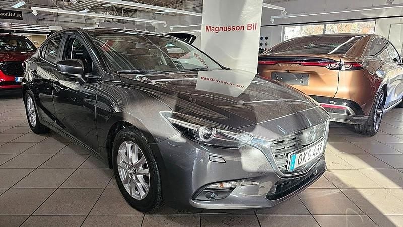 Begagnad Mazda 3 Vision 120 HK (88 kW) 2016 Machine grey metallic Sedan
