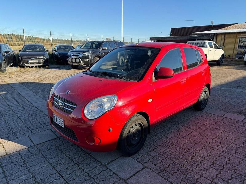 Röd Begagnad 2009 Kia Picanto 4 Halvkombi | 39 900 kr (Lite dyr) - Bild 1/4