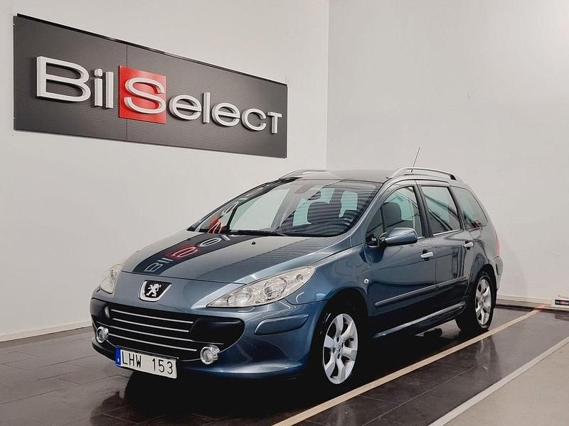 Grå Begagnad 2007 Peugeot 307 Kombi | 29 900 kr (Marknadspris) - Bild 1/4
