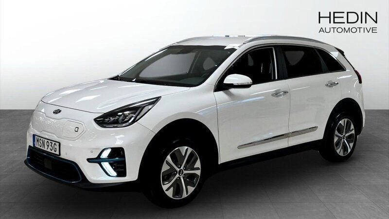Vit (white) Begagnad 2021 Kia e-Niro Advance SUV | 269 900 kr (Marknadspris) - Bild 1/4