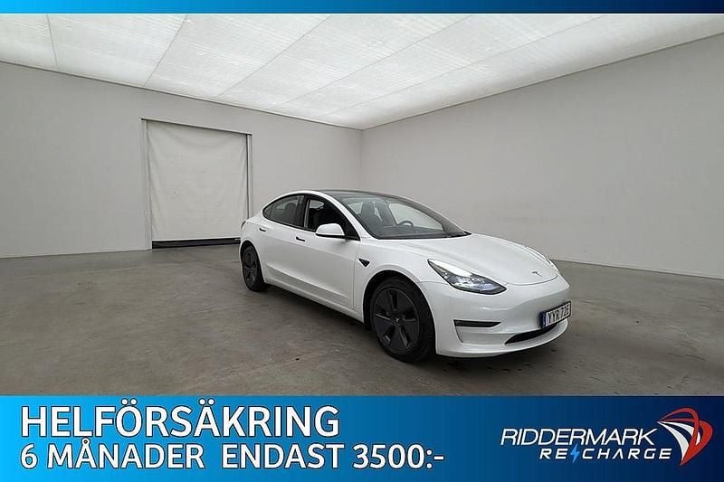 Vit Begagnad 2022 Tesla Model 3 Long Range AWD Sedan | 309 700 kr (Marknadspris) - Bild 1/3