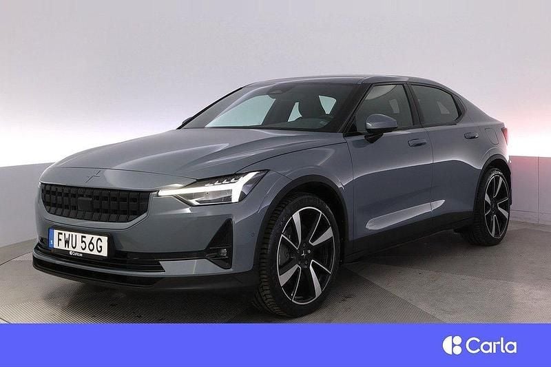 Grå Begagnad 2022 Polestar 2 Pilot Sedan | 399 900 kr (Marknadspris) - Bild 1/4