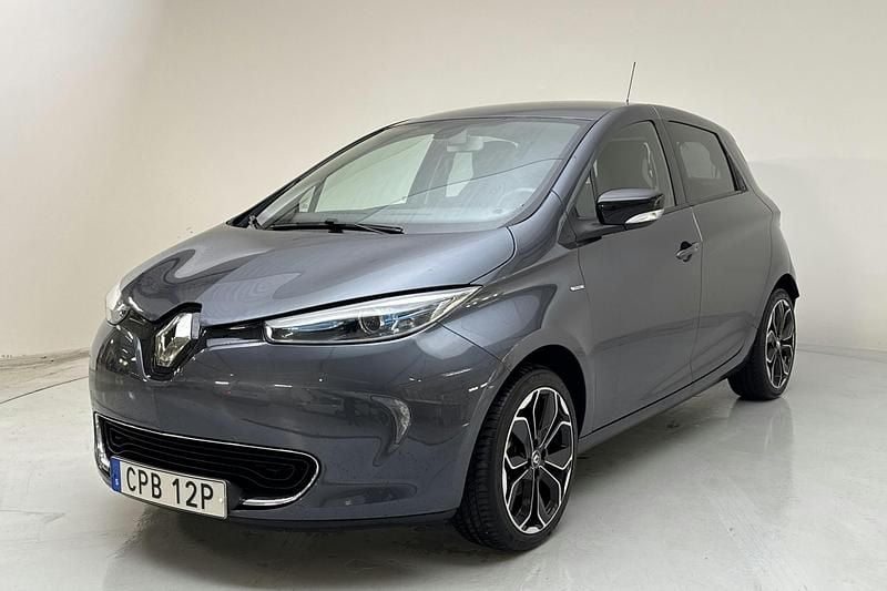 Grå Begagnad 2019 Renault Zoe Iconic Halvkombi | 129 900 kr (Marknadspris) - Bild 1/4