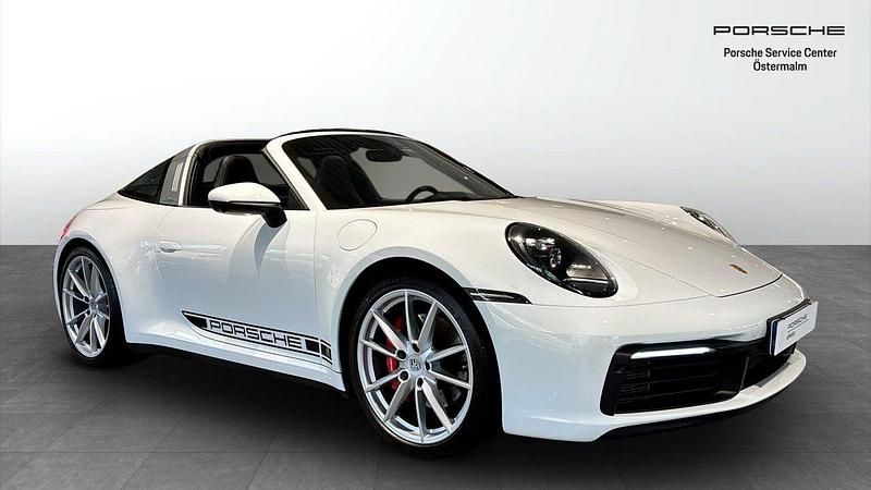 Vit Begagnad 2023 Porsche 911 Targa 4S Cab | 1 535 000 kr - Bild 1/4