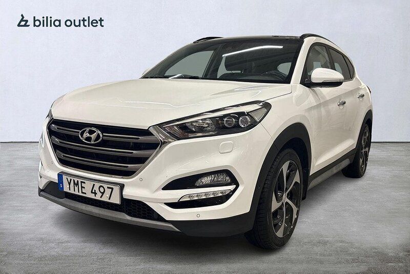 Vit Begagnad 2017 Hyundai Tucson Premium SUV | 199 000 kr (Marknadspris) - Bild 1/4
