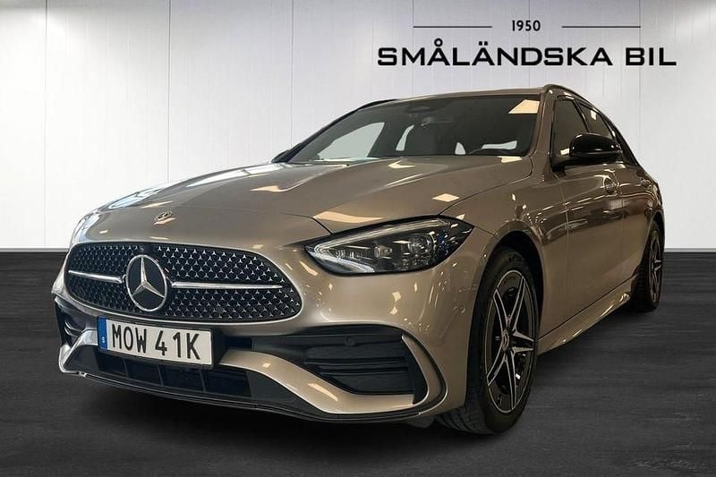 Silver Begagnad 2022 Mercedes C300 AMG line Kombi | 349 000 kr (Dyr) - Bild 1/4