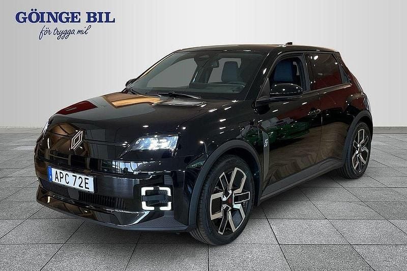 Svart Ny 2025 Renault R5 Techno Halvkombi | 408 800 kr (Marknadspris) - Bild 1/4
