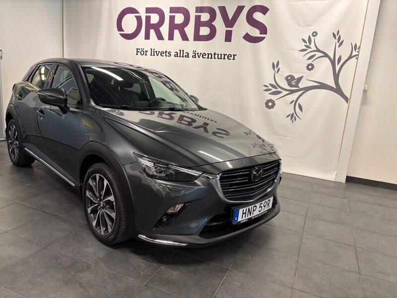 Grå Begagnad 2019 Mazda CX-3 Optimum SUV | 229 000 kr (Marknadspris) - Bild 1/4
