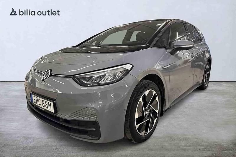 Begagnad VW ID.3 Pro Performance 150 kW (204 HK) 2023 Grå Halvkombi