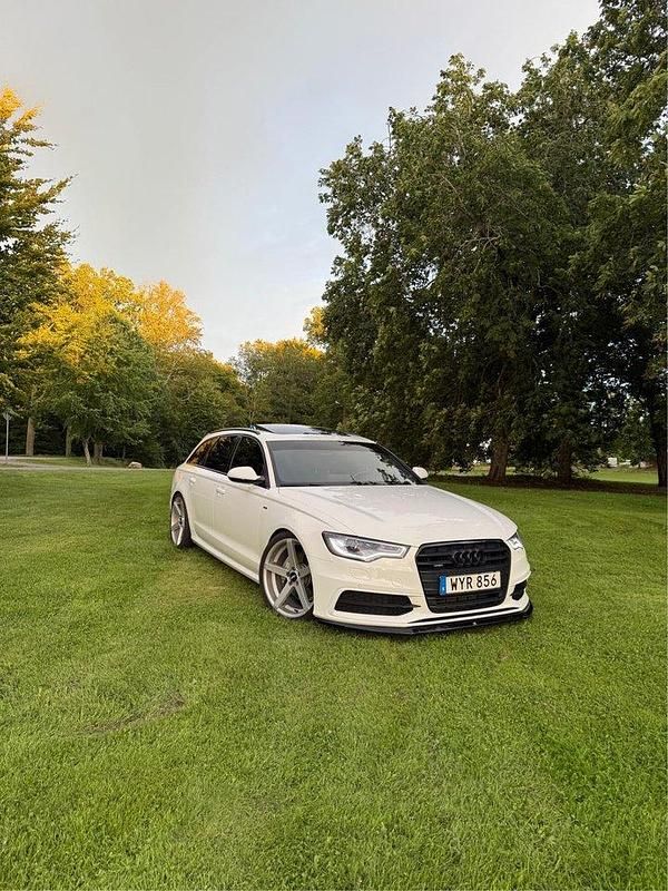 Vit Begagnad 2014 Audi A6 S-Line Kombi | 175 000 kr (Dyr) - Bild 1/4