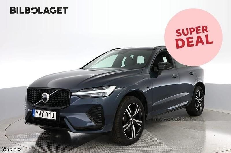 Blå Begagnad 2022 Volvo XC60 R-Design SUV | 504 500 kr (Lite dyr) - Bild 1/4