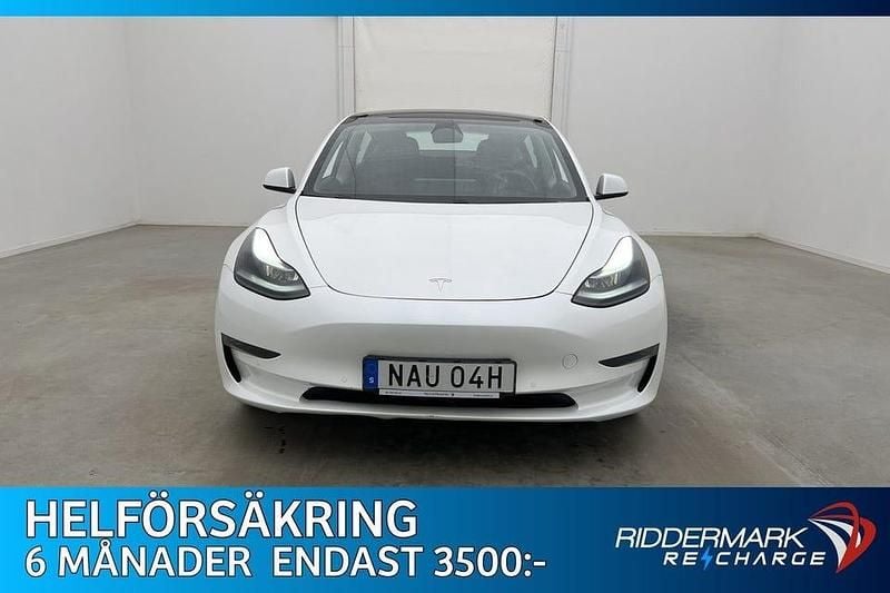Begagnad Tesla Model 3 Long Range AWD 366 kW (498 HK) 2021 Vit Sedan
