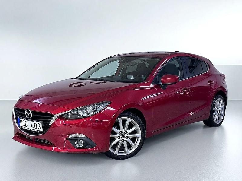 Begagnad Mazda 3 Inclusive 150 HK (110 kW) 2013 Röd Halvkombi