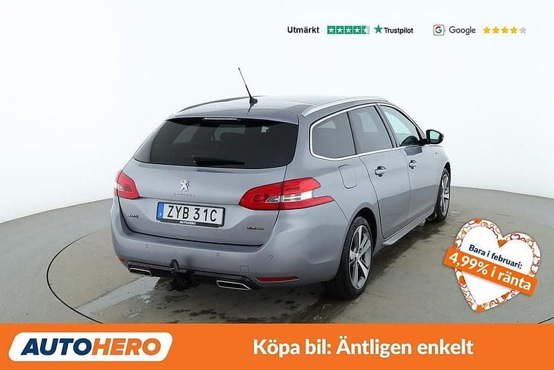 Begagnad Peugeot 308 SW GT-line 132 HK (97 kW) 2019 Grå Kombi