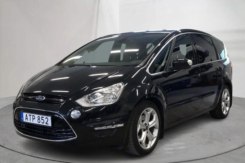 Svart Begagnad 2014 Ford S-MAX S Minibuss | 100 000 kr (Marknadspris) - Bild 1/4