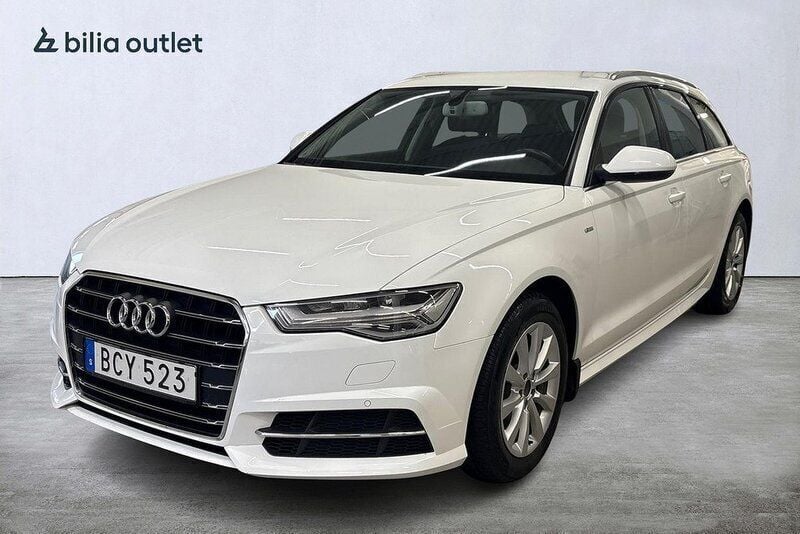 Vit Begagnad 2017 Audi A6 Sport Kombi | 204 000 kr (Bra pris) - Bild 1/4