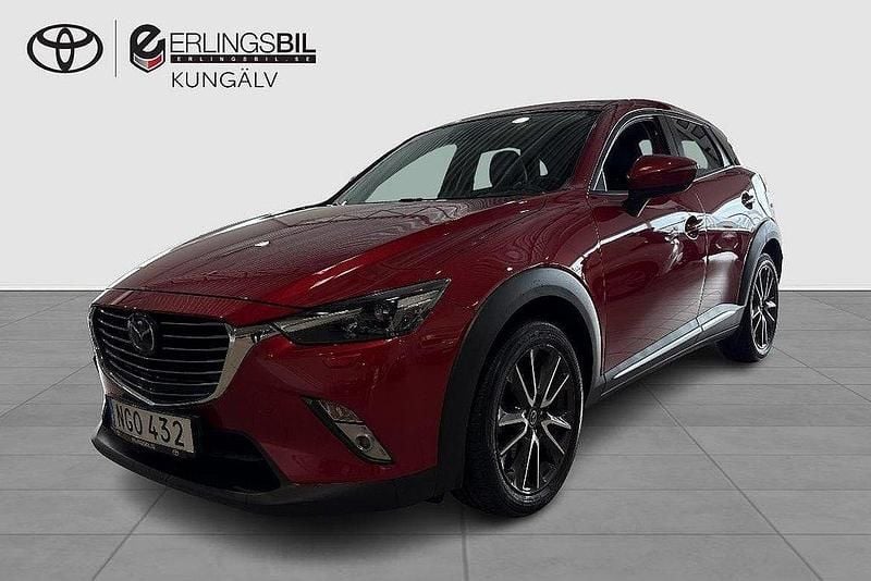 Röd Begagnad 2016 Mazda CX-3 SUV | 179 900 kr (Marknadspris) - Bild 1/4