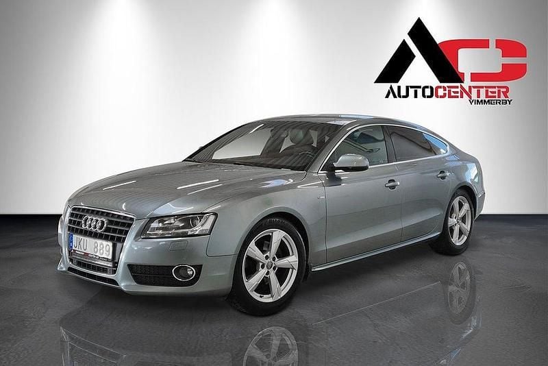 Begagnad Audi A5 Sportback Comfort 180 HK (132 kW) 2010 Grå Halvkombi