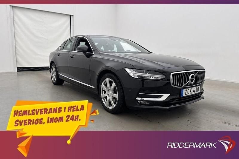 Svart Begagnad 2017 Volvo S90 Inscription Sedan | 294 800 kr (Marknadspris) - Bild 1/3