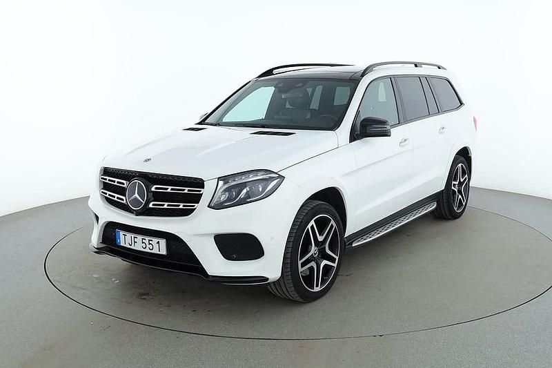 Vit Begagnad 2018 Mercedes GLS350 AMG line SUV | 447 000 kr (Marknadspris) - Bild 1/4