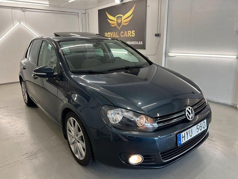 Mörkgrå (grå) Begagnad 2009 VW Golf VI GT Halvkombi | 74 990 kr (Lite dyr) - Bild 1/4