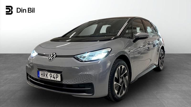 Grå Begagnad 2022 VW ID.3 Comfortline Halvkombi | 284 900 kr (Marknadspris) - Bild 1/4