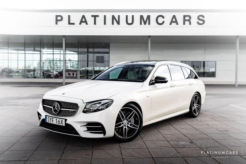 Vit Begagnad 2019 Mercedes E53 AMG Premium Plus Kombi | 589 000 kr (Superpris) - Bild 1/4