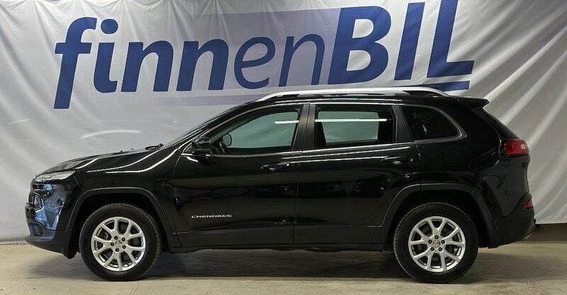 Svart Begagnad 2014 Jeep Cherokee SUV | 169 500 kr (Marknadspris) - Bild 1/4