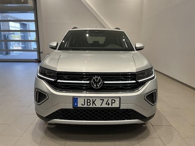 Silver (reflex silver metallic) Ny 2025 VW T-Cross R-line SUV | 363 200 kr (Dyr) - Bild 1/4