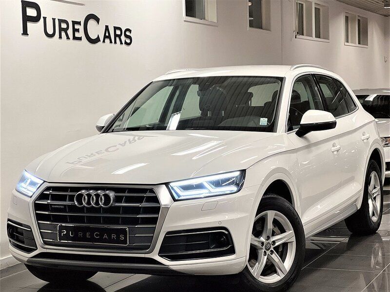 Vit Begagnad 2018 Audi Q5 SUV | 299 900 kr (Marknadspris) - Bild 1/4