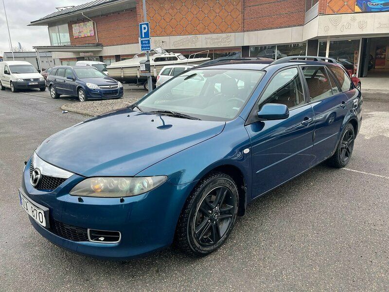 Begagnad Mazda 6 143 HK (105 kW) 2006 Blå Kombi