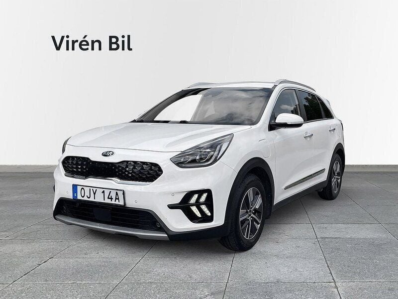 Vit Begagnad 2019 Kia Niro Advance SUV | 209 000 kr (Marknadspris) - Bild 1/4