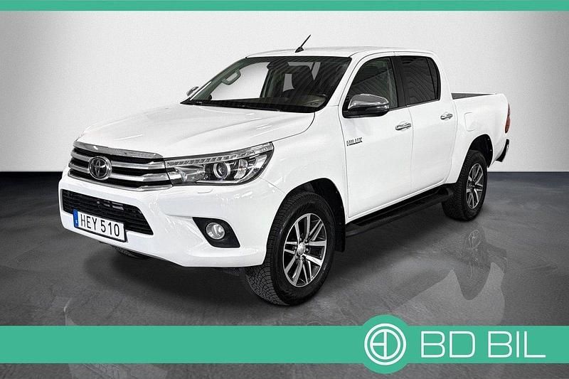 Vit Begagnad 2018 Toyota HiLux Premium Pickup | 359 900 kr (Superpris) - Bild 1/3