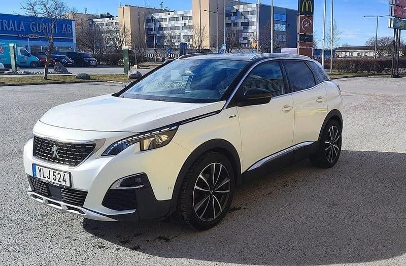 Vit Begagnad 2018 Peugeot 3008 GTi SUV | 165 000 kr (Bra pris) - Bild 1/4
