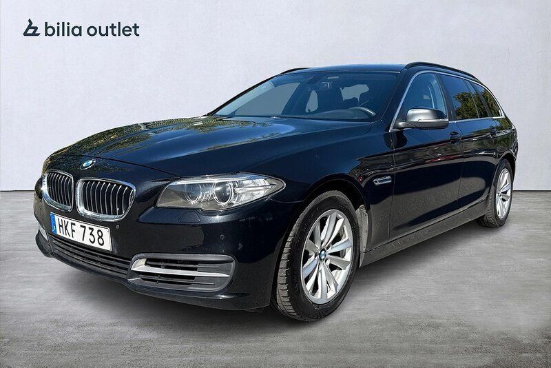 Svart Begagnad 2014 BMW 520 Kombi | 149 900 kr (Marknadspris) - Bild 1/1