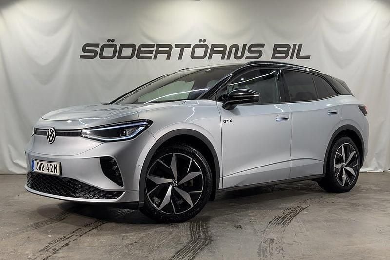 Silver Begagnad 2022 VW ID.4 GTX SUV | 289 900 kr (Bra pris) - Bild 1/4
