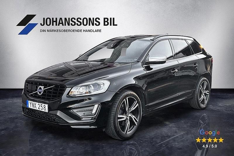 Svart Begagnad 2017 Volvo XC60 R-Design SUV | 259 900 kr (Marknadspris) - Bild 1/4