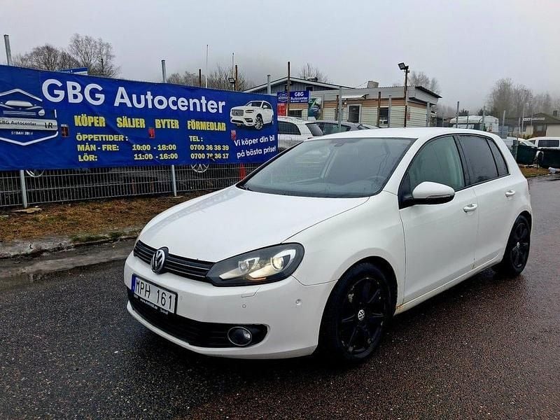 Begagnad VW Golf VI GT 160 HK (117 kW) 2011 Vit Halvkombi