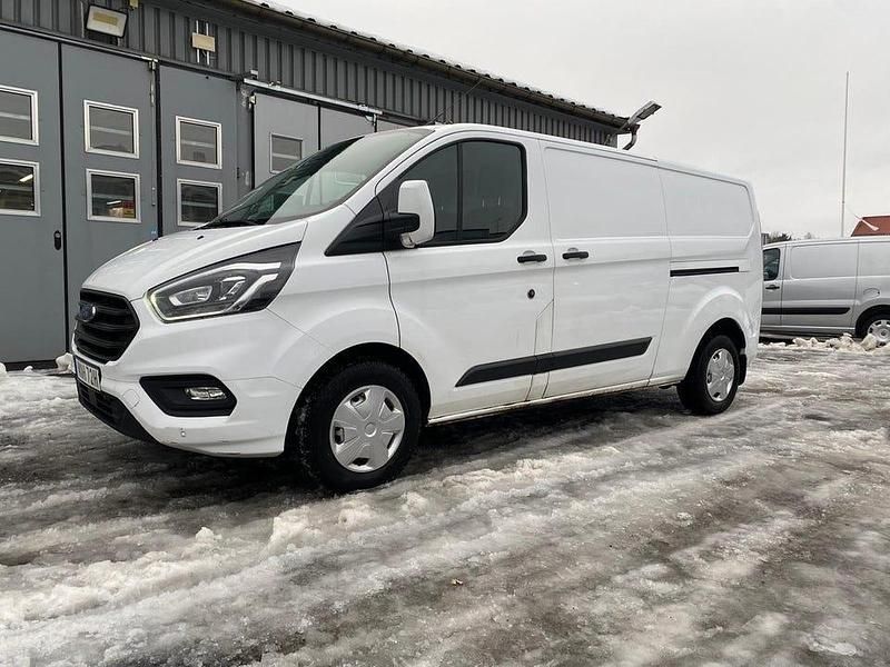 Vit Begagnad 2022 Ford Transit Custom Van | 179 900 kr (Marknadspris) - Bild 1/4