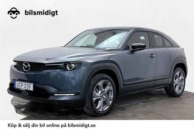 Grå Begagnad 2022 Mazda MX30 SUV | 159 700 kr (Marknadspris) - Bild 1/3