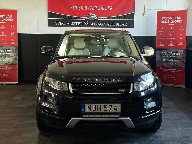 Begagnad Land Rover Range Rover evoque Pure 150 HK (110 kW) 2011 Svart SUV