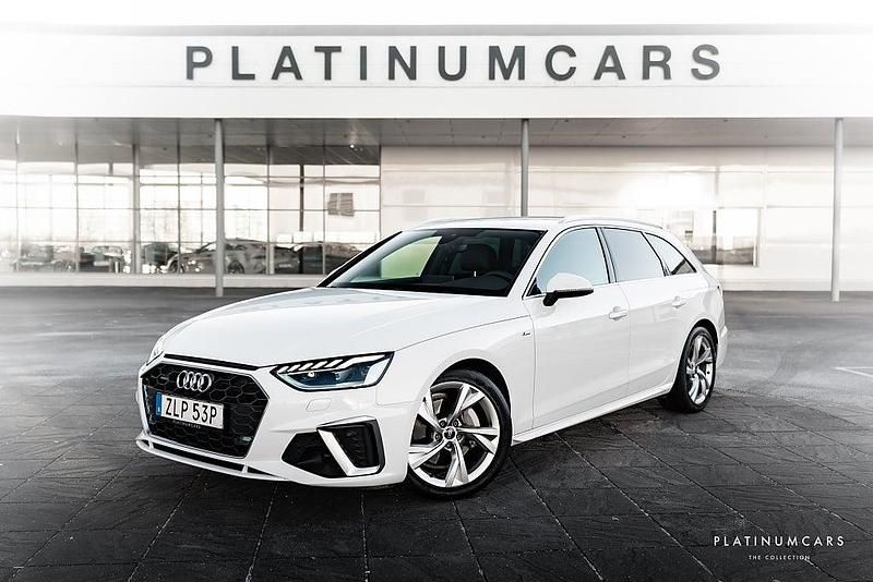 Begagnad Audi A4 S-Line 204 HK (150 kW) 2022 Vit Kombi
