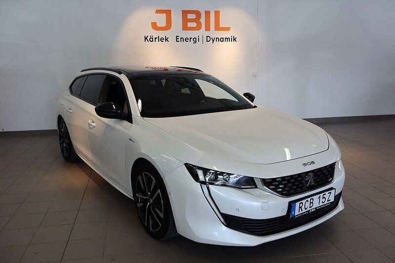 Vit Begagnad 2021 Peugeot 508 Business-Line Kombi | 239 900 kr (Lite dyr) - Bild 1/4