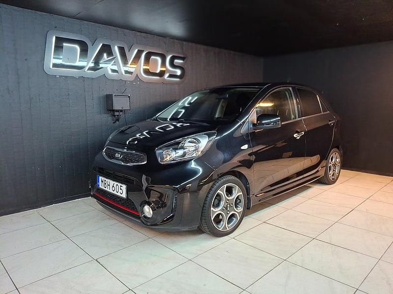 Svart Begagnad 2015 Kia Picanto Halvkombi | 114 900 kr (Marknadspris) - Bild 1/4