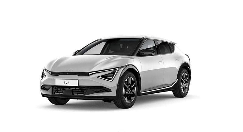 Grå (wolf grey) Ny 2025 Kia EV6 SUV | 630 400 kr (Dyr) - Bild 1/1